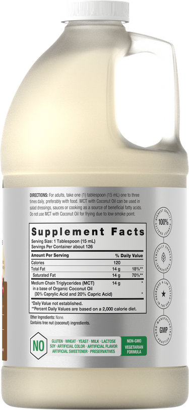 MCT Oil | 64oz Liquid