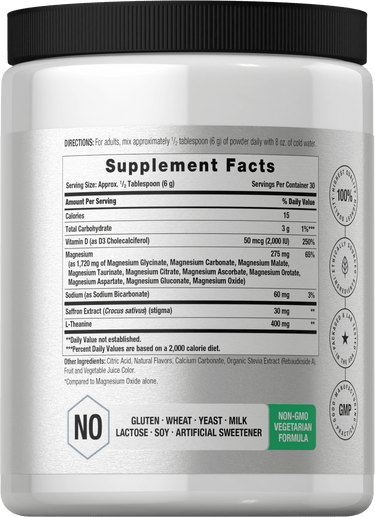 View 2 Magnesium with Saffron & Theanine | Fruit Punch Flavor