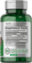 Green supplement bottle with label showing supplement facts and directions.