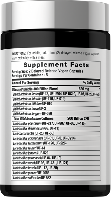 View 2 Probiotics for Women and Men | 300 Billion CFU | 30 Capsules