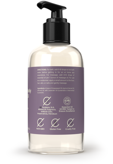 Lavender Massage Oil | 8oz Liquid