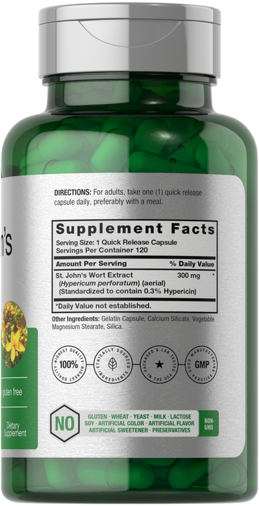 St John's Wort 300mg | 120 Capsules