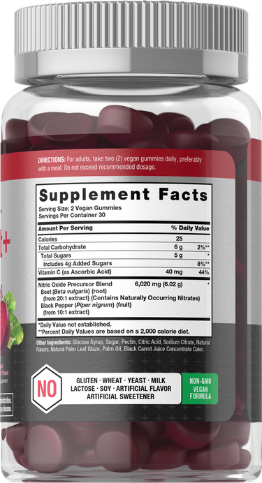 Nitric Oxide Supplement with Beet | 60 Gummies