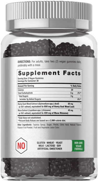 View 2 Horny Goat Weed | 60 Gummies