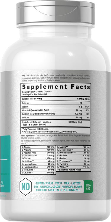 View 2 Colágeno com Vitamina C 6000mg por porção | 300 Comprimidos
