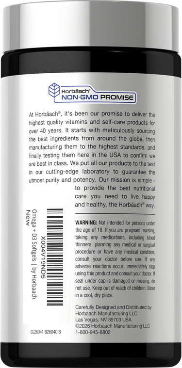 View 3 Omega + D3 | 90 Softgels