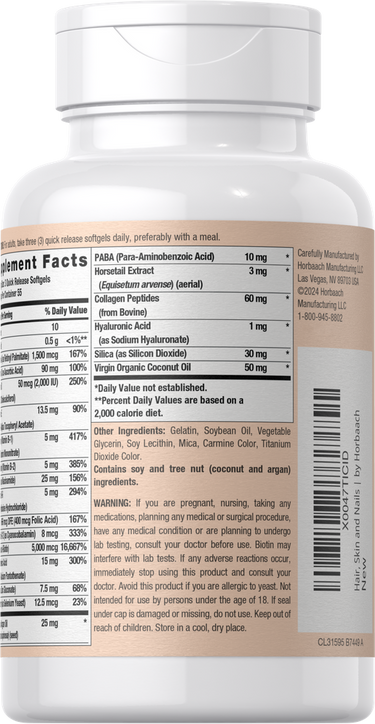 Hair, Skin and Nails | 165 Softgels