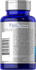 Blue supplement bottle with silver cap and label on a white background