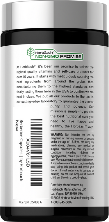 View 3 Berberine Complex Supplement | 60 Vegan Capsules