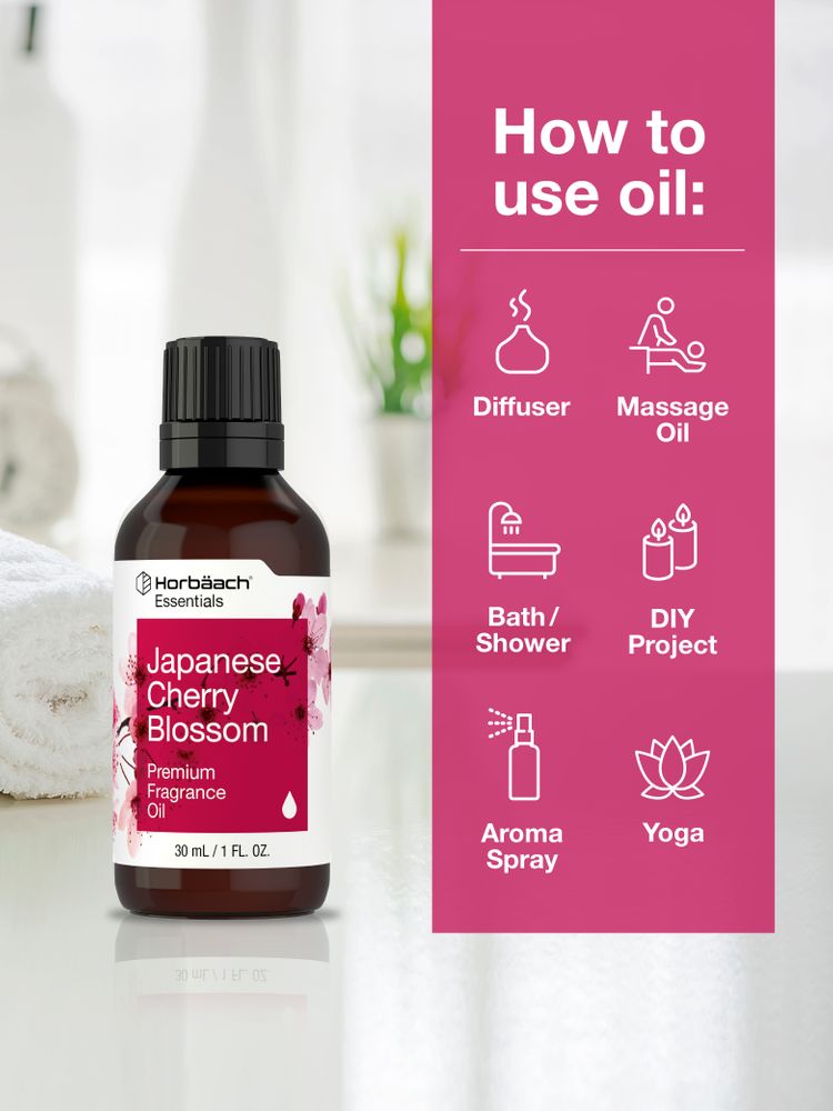 Cherry Blossom Fragrance Oil - 1 oz (30 mL) Liquid