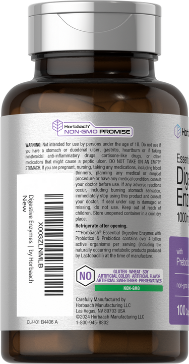 Essential Digestive Enzymes | 100 Capsules