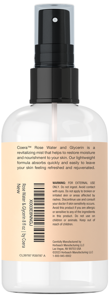 Rose Water & Glycerin | 8oz Spray