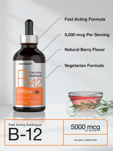 Vitamin B-12 5000mcg | 4oz