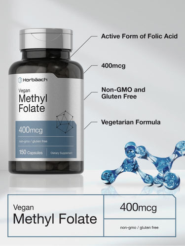 Methyl Folate 400mcg | 150 Capsules