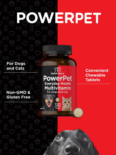 Pet Multivitamin for Dogs & Cats | 120 Chewable Tablets