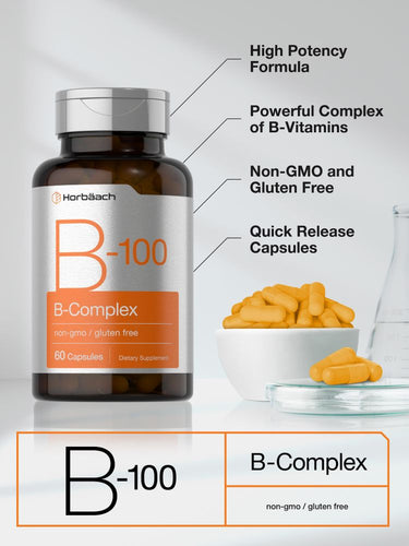 Vitamin B-100 Complex | 60 Capsules