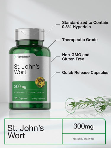 St John's Wort 300mg | 120 Capsules