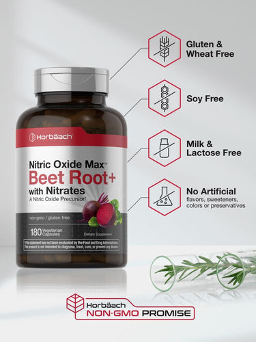 Nitric Oxide with Beets | 180 Capsules