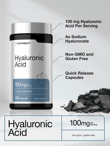 View 4 Complément d'Acide Hyaluronique 100mg | 120 Capsules