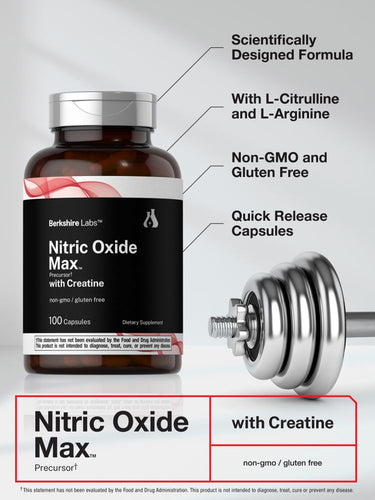 Nitric Oxide with Creatine | 100 Capsules