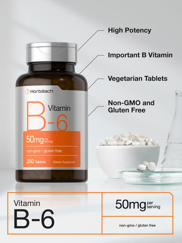 B6 Vitamin 50mg | 250 Tablets