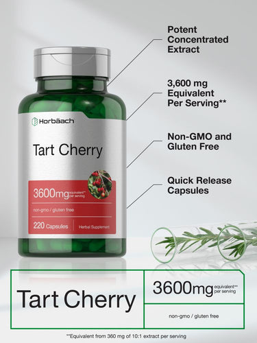 Tart Cherry Extract 3600mg | 220 Capsules