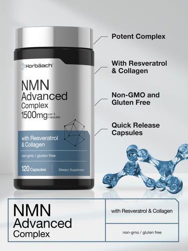 View 1 NMN Supplement 1500mg | 120 Capsules