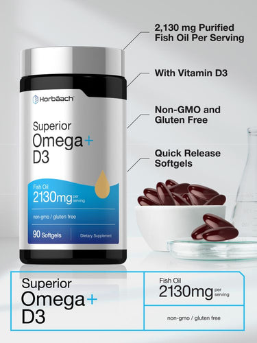 View 4 Omega + D3 | 90 Softgels
