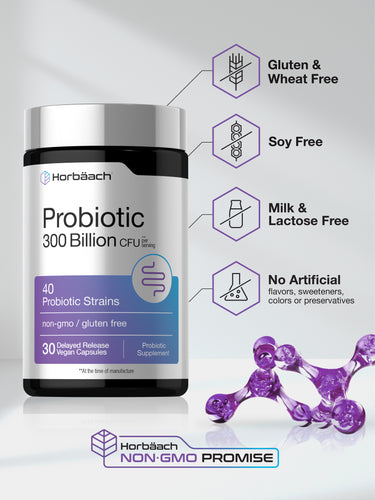View 5 Probiotics for Women and Men | 300 Billion CFU | 30 Capsules