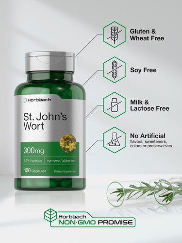 St John's Wort 300mg | 120 Capsules