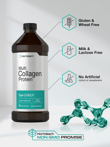 Multi Collagen Protein | 16oz Liquid