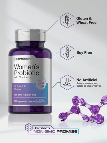 Probiotic for Women with Cranberry | 90 Capsules