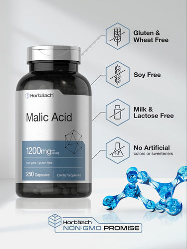 View 5 Malic Acid 1200mg per serving | 250 Capsules
