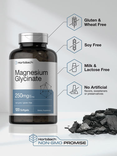 Magnesium Glycinate 250mg | 120 Softgels