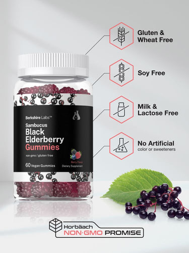 Sambucus Black Elderberry | 60 Gummies