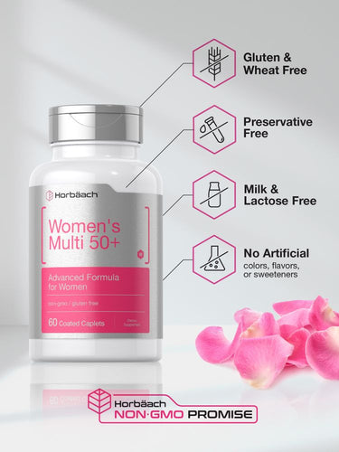 Multivitamin for Women 50 Plus | 60 Caplets