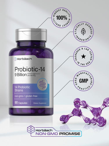 Probiotics 9 Billion CFU | 90 Capsules