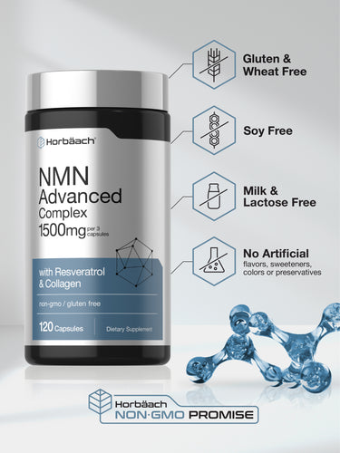 View 2 NMN Supplement 1500mg | 120 Capsules