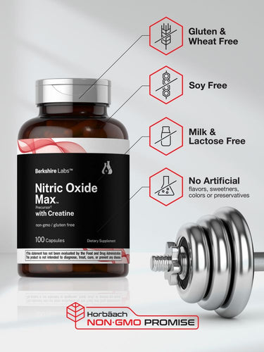 Nitric Oxide with Creatine | 100 Capsules