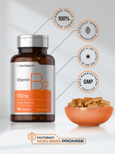 Vitamin B-2 100mg | 180 Tablets