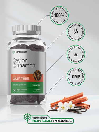 Ceylon Cinnamon 2000mg per serving | 50 Gummies