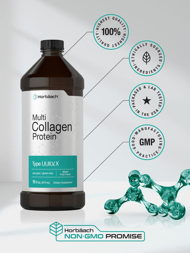 Multi Collagen Protein | 16oz Liquid