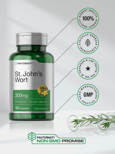 St John's Wort 300mg | 120 Capsules