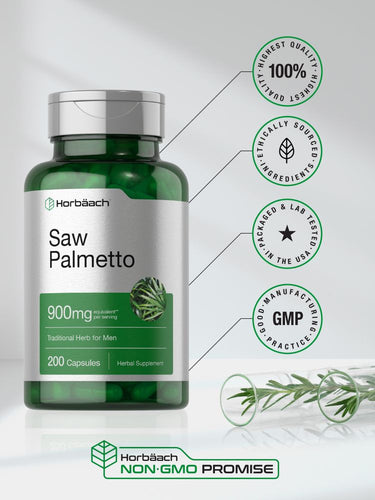 Saw Palmetto Extract 900mg | 200 Capsules