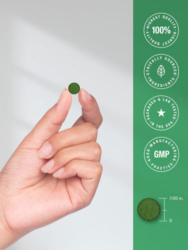 View 7 Organic Chlorella Tablets 1000mg