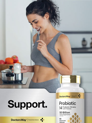 Probiotic | 50 Billion Active Organisms | 90 Capsules