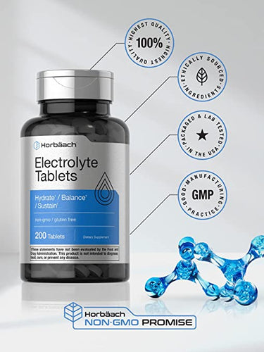Hydration Electrolytes | 200 Tablets