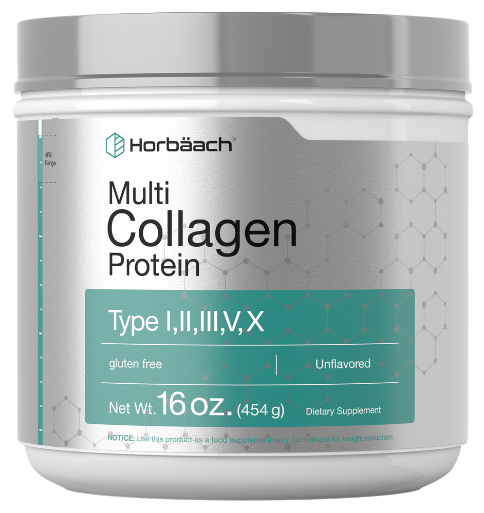 Multi Collagen Powder | 16 oz | Type I, II, III, V, X