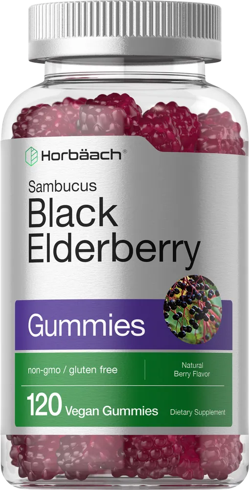 Black Elderberry | 120 Vegan Gummies
