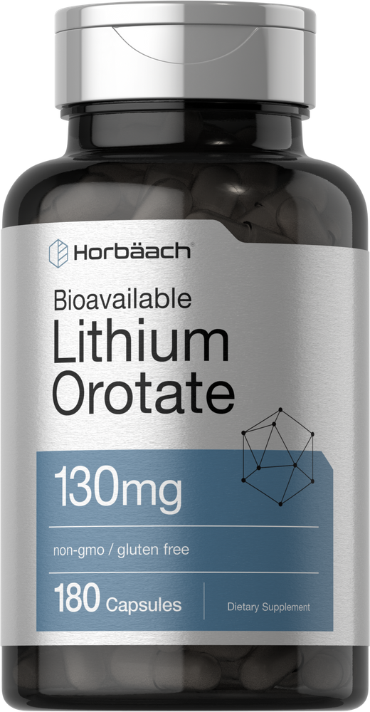 Lithium Orotate 130mg | 180 Capsules